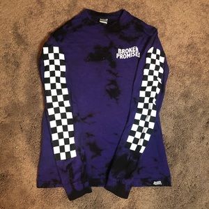 Broken Promises Purple Tie Dye Long Sleeve
